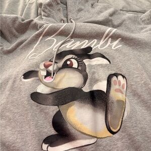 H&M Gray Bambi Hoodie